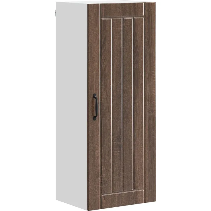 Hängeschrank, Küchenschrank Braun Eichen-Optik 40 x 31 x 100 cm Holzwerkstoff