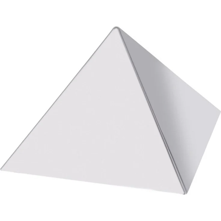 Schneider GmbH Backform Dessertform Kuchenform Edelstahl PYRAMIDE Lebensmittelecht – Bild 1