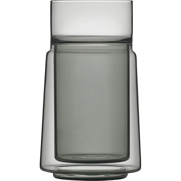 Jacob Jensen Scandinavian Lifestyle Large Doppelwandiges Glas 330 ml Smoked