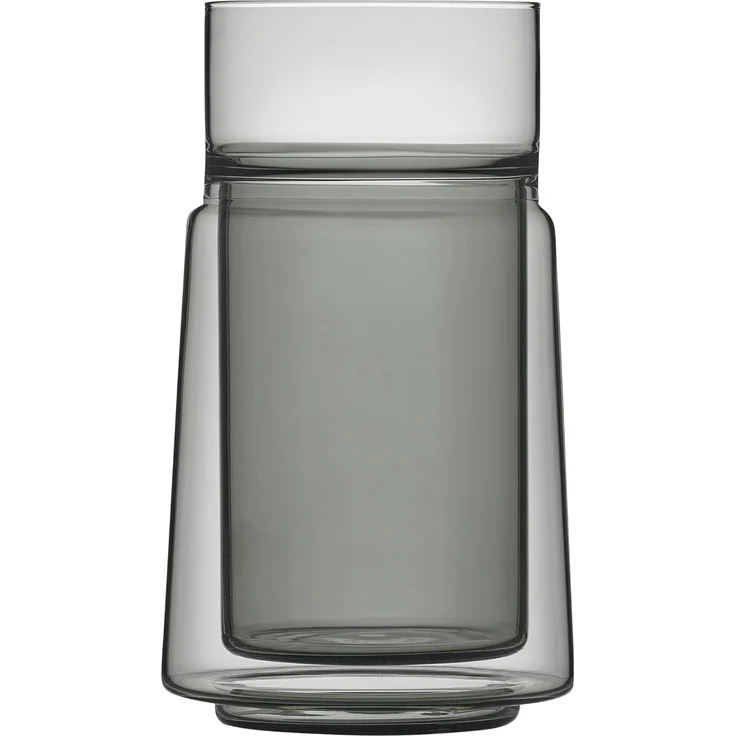 Jacob Jensen Scandinavian Lifestyle Large Doppelwandiges Glas 330 ml Smoked