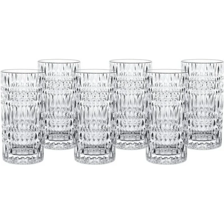Nachtmann Glas Ethno 105398, Kristallglas, Kristallglas, spülmaschinenfest 6er-Set – Bild 4