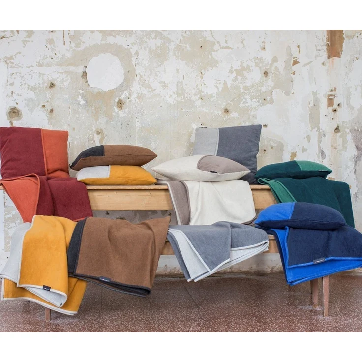 Wohndecke Velvet 'Uni/Wende' 135 x 200 cm, DAVID FUSSENEGGER – Bild 2