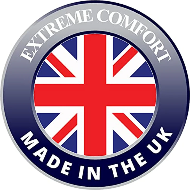 eXtreme comfort ltd Offene Federung, Entspricht allen relevanten britischen Brandschutzbestimmungen für den Hausgebrauch, weiß, Kingsize (1,5 m) – Bild 9