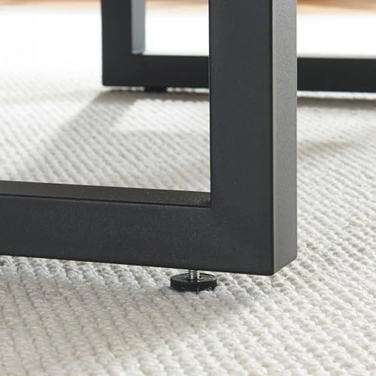 Tischgestell 2er Set Lunderskov 35x50cm Schwarz [en. casa] – Bild 6