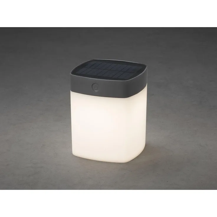 KONSTSMIDE Assisi Solar LED Leuchte, grau