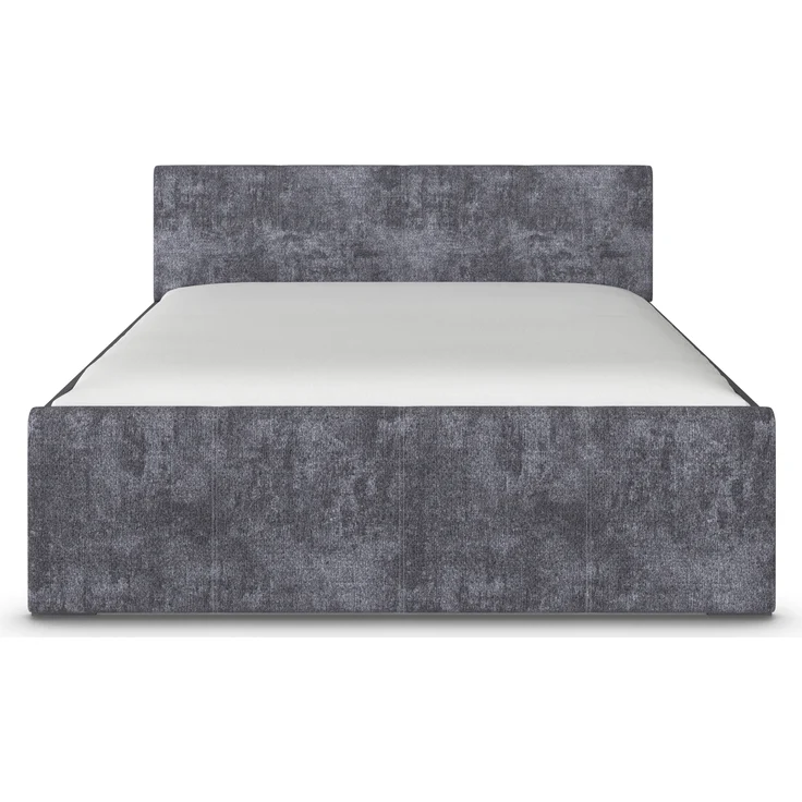 rauch Bett Holga, Polsterbett, mit Polster-Kopfteil, Farbe Webstoff Charocal/Grau metallic, Schwarz, Liegefläche 180x200cm – Bild 2