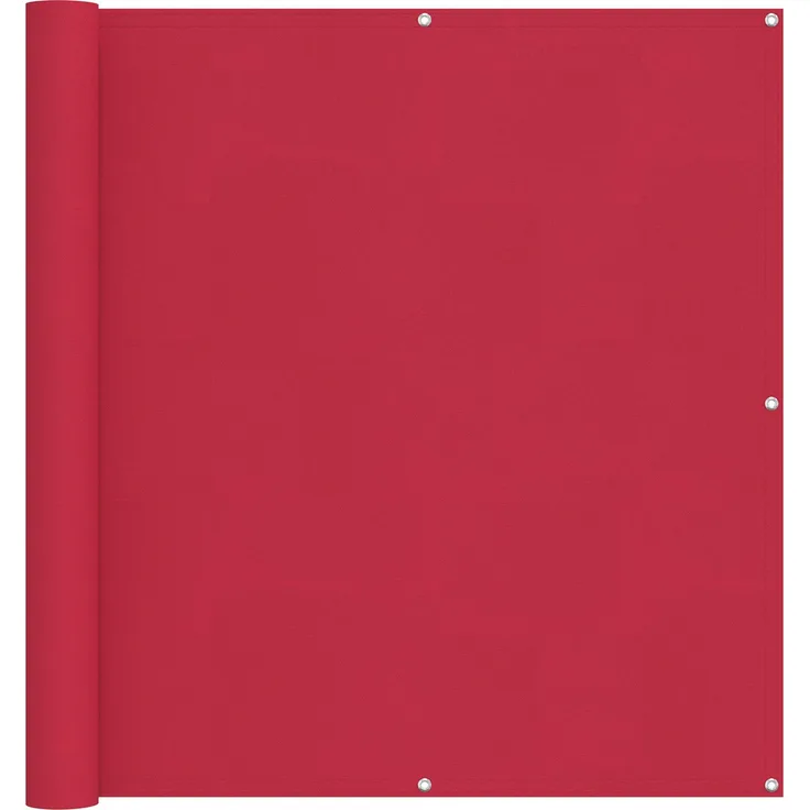 vidaXL Balkonsichtschutz Bordeauxrot 110 x 500 cm Oxford-Stoff 42030911