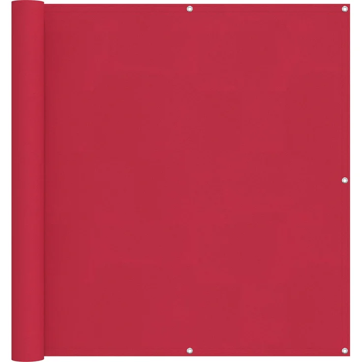 vidaXL Balkonsichtschutz Bordeauxrot 110 x 500 cm Oxford-Stoff 42030911 – Bild 1