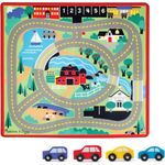 Rund um den Stadtverkehrsteppich 91x100 cm