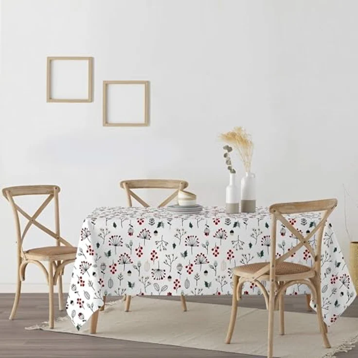 Belum Weihnachtstischdecke, fleckabweisend, rechteckig, harzbeschichtet, 100x140 cm – Bild 4