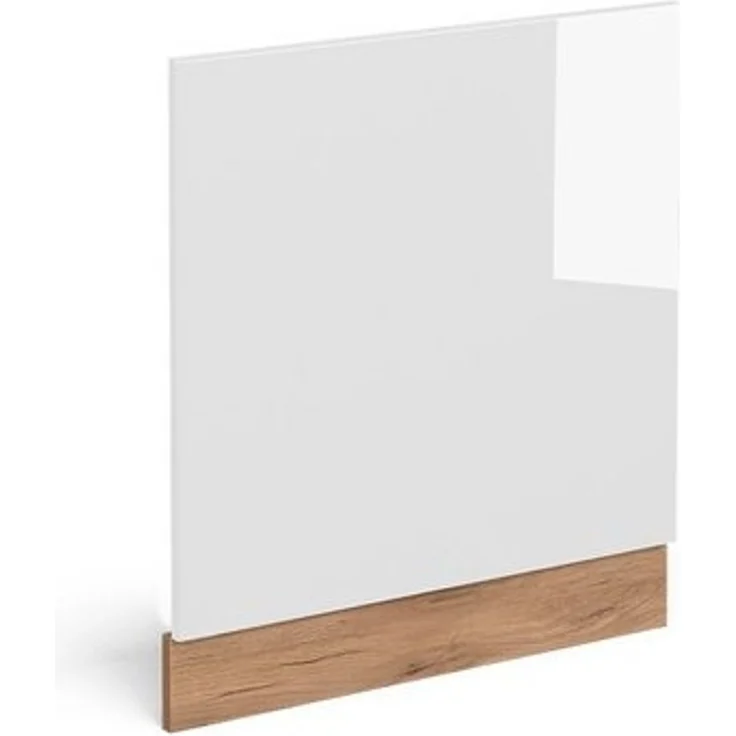 Frontblende R-Line Weiß Hochglanz 60 cm ohne Arbeitsplatte Vicco – Bild 4