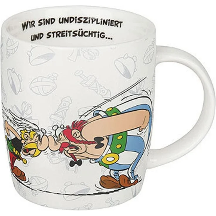 KÖNITZ Becher Asterix - aber wir lieben - 400 ml / Motivtasse – Bild 2