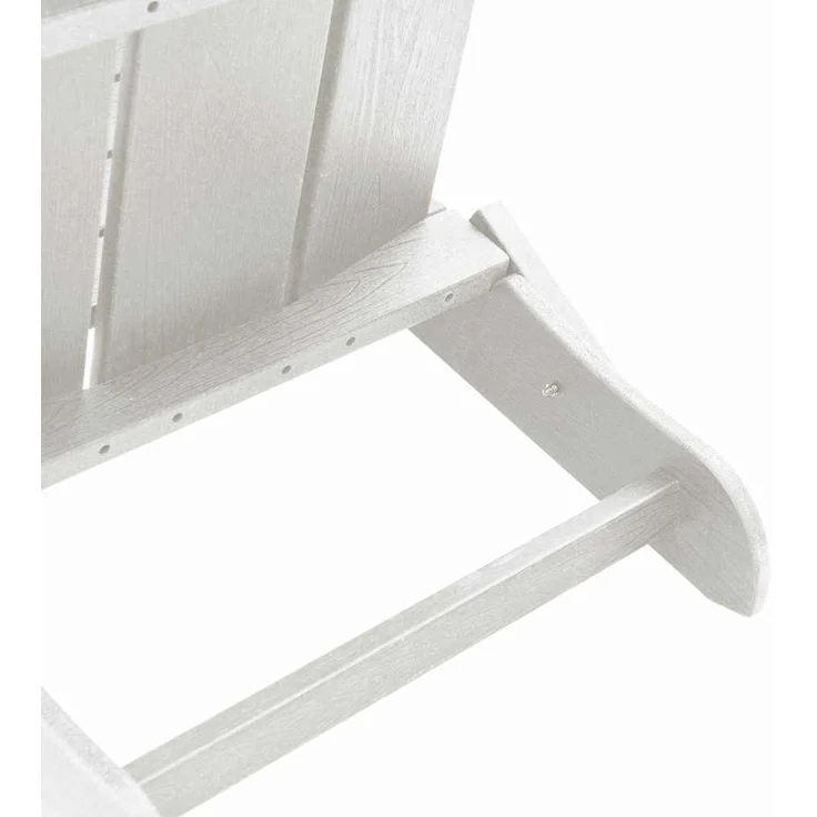 vidaXL Gartenstuhl 2 pcs Weiß 80,5 x 74,5 x 92 cm Polyethylen 3335818 – Bild 7