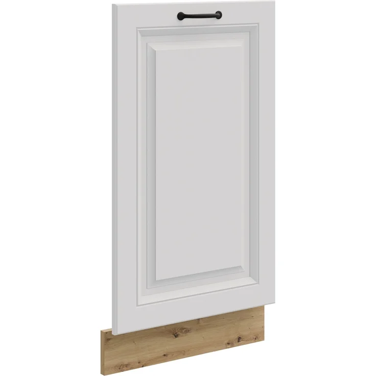 Frontblende für vollintegrierten Geschirrspüler 45 cm Stilo Weiß + Eiche Artisan – Bild 3