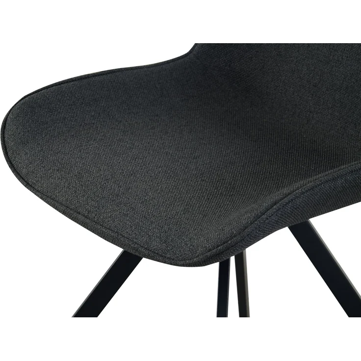 Drehstuhl 2er Set Rio Stühle in Anthrazit - gemütliches Design - B/H/T: 52x85x61 cm – Bild 10