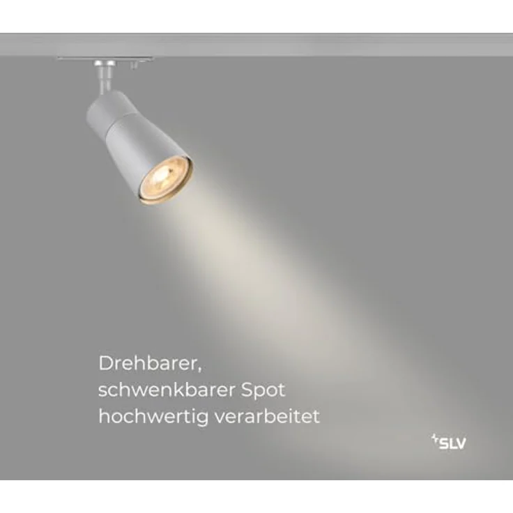 SLV PURI 2.0 Dome, 1~ Spot, GU10, 1x max. 6W, grau - Leuchten mit 1 Phasen Adapter – Bild 3