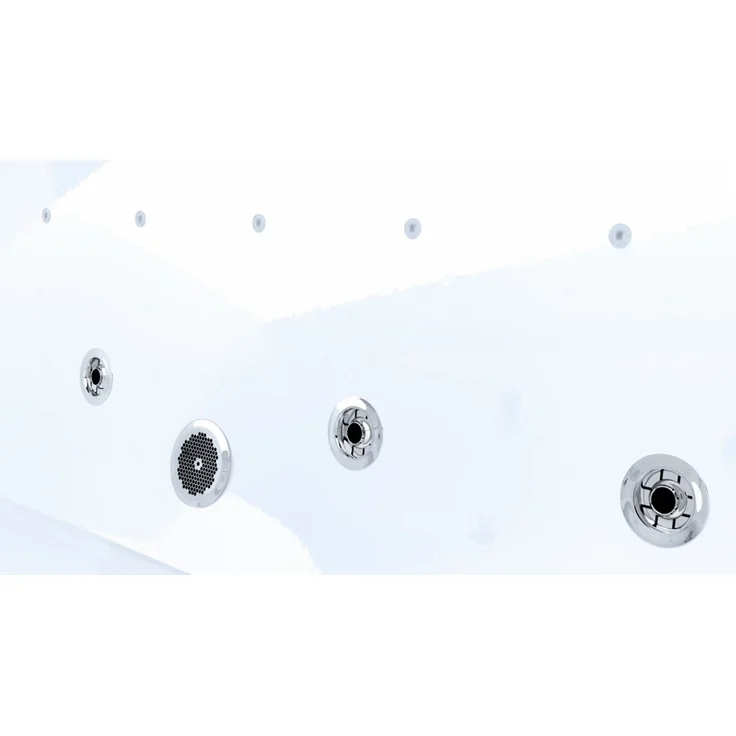 Deluxe Whirlpool Omega Ultra 170x75 Made in Germany 80 Düsen & LED mit Armatur : Mit Armaturen – Bild 10