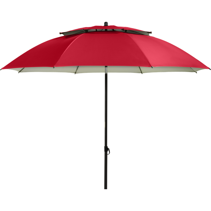 Doppler 'Windprofi' Sonnenschirm, mit Tragetasche, Ø 200 cm, rot