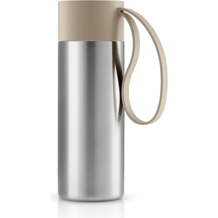 Eva Solo To Go Cup, Edelstahl, Kunststoff, Silikon, Pearl Beige, 0. 35 L, 567038