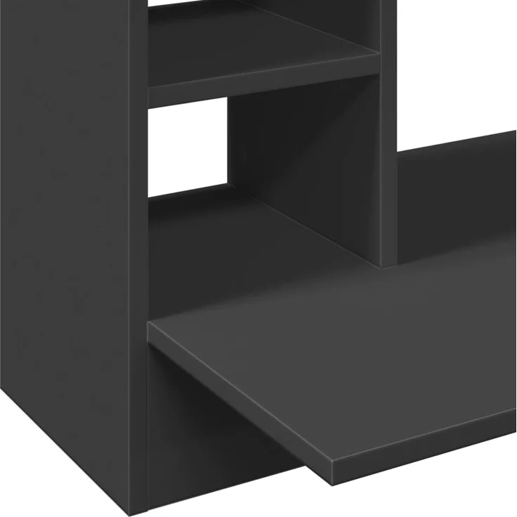 vidaXL Wand-Schreibtisch Schwarz 105x48x75 cm Holzwerkstoff 847969 – Bild 7