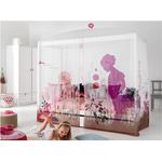 Himmelbett WONDERLAND Kinderbett mit Himmel Kiefer massiv Lifetime
