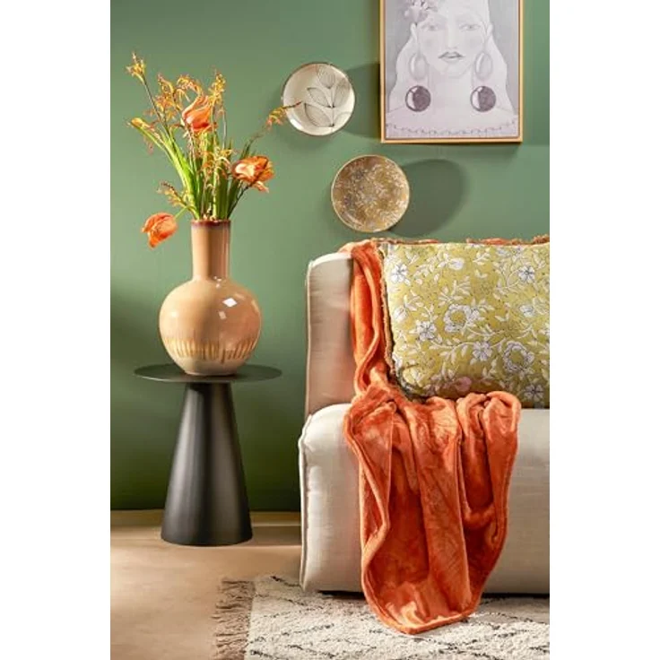 Mica Decorations Fleecedecke Famke 130 x 180 cm terra – Bild 6