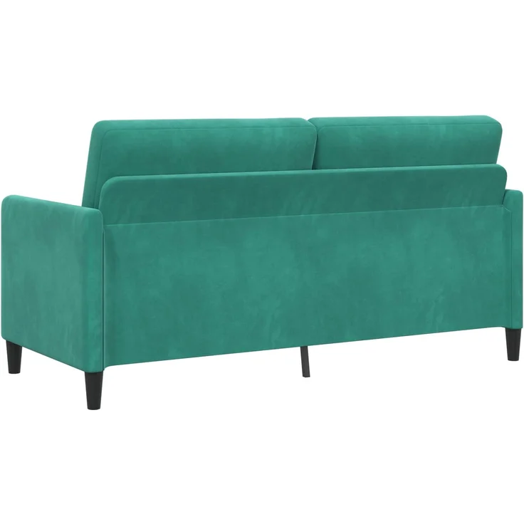 vidaXL Sofa Set mit Stauraum 2 stk. Türkis Polyester 3429256 – Bild 4