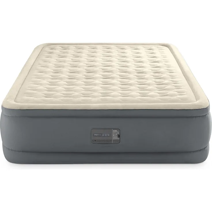 Intex 'PremAire II Queen' Luftbett mit Pumpe, beige, 203 x 152 x 46 cm
