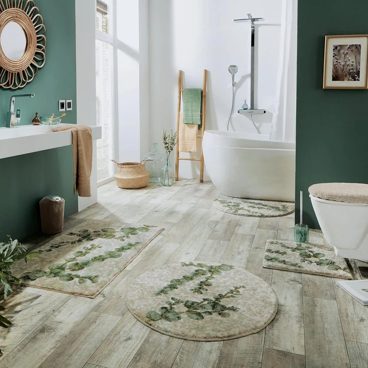 Erwin Müller WC-Deckelbezug WC-Deckelbezug "Eukalyptus", Höhe 15 mm, mit Schnürung:, Uni – Bild 3