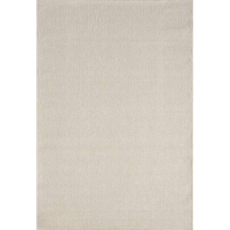 Bombay Abstrakter Teppich 200 x 290 cm Acryl - naturgarn Beige 88779300 [en. casa]