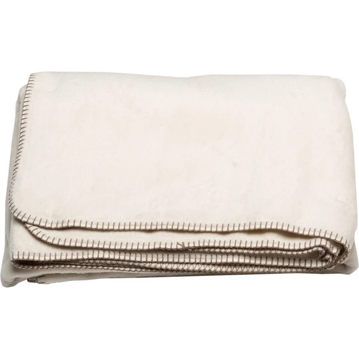 Fussenegger Kuscheldecke Wohndecke Lunara rohweiß Schlafdecke 150x200 – Bild 2