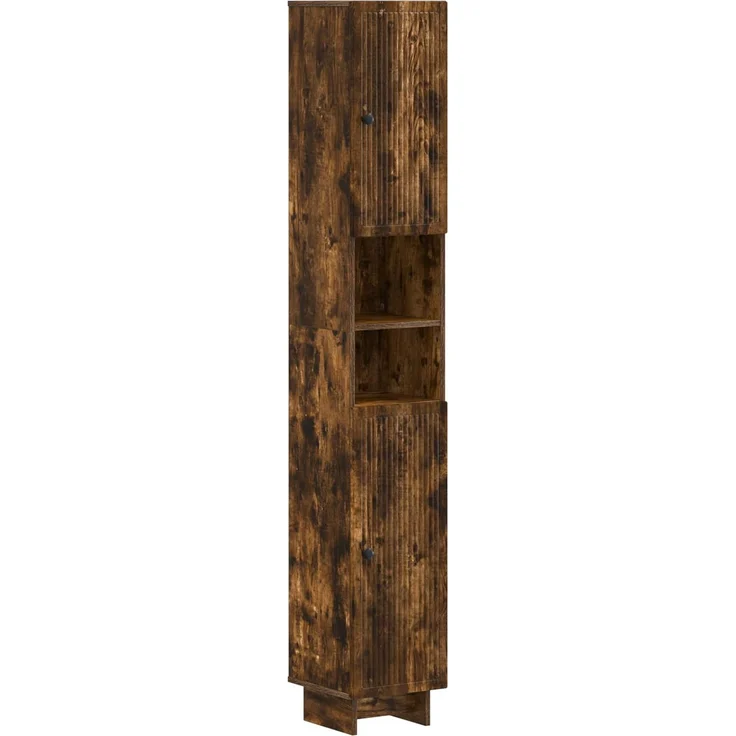 vidaXL 3-teiliges Badezimmer-Schranksystem EDE Raucheiche 3417419 – Bild 5