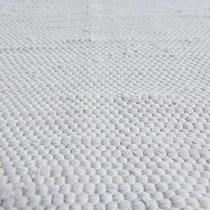 THEKO Teppich Happy Cotton, rechteckig, Höhe: 5 mm, Handweb Teppich, Flachgewebe, reine Baumwolle, handgewebt, mit Fransen – Bild 4