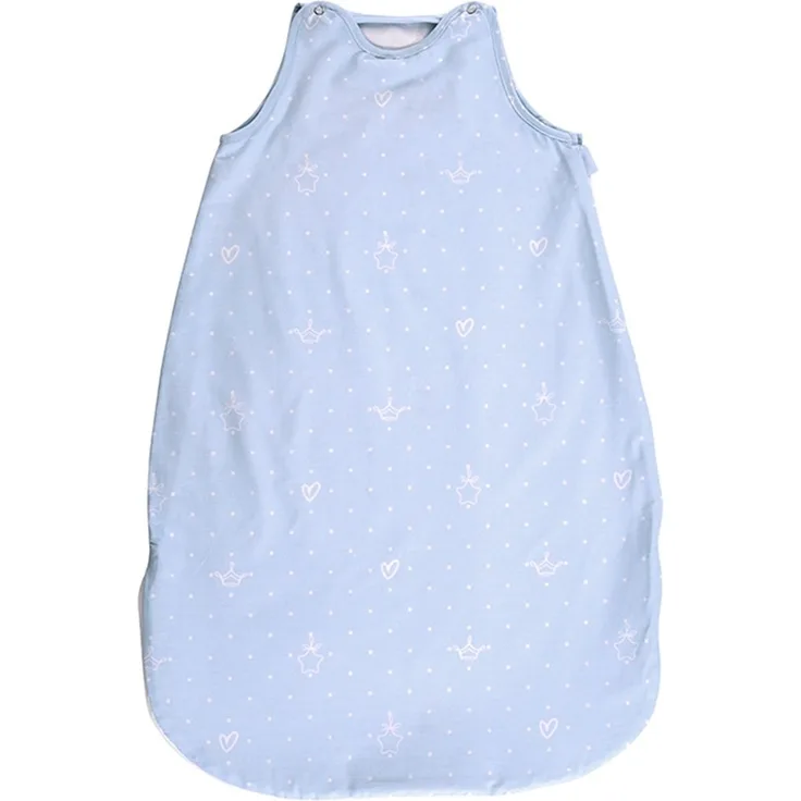 Lorelli Baby Winterschlafsack 85 cm 100% Baumwolle, 2,5 TOG, Maße 80 x 45 x 3 cm blau Sterne