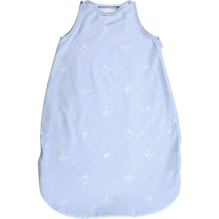 Lorelli Baby Winterschlafsack 85 cm 100% Baumwolle, 2,5 TOG, Maße 80 x 45 x 3 cm blau Sterne
