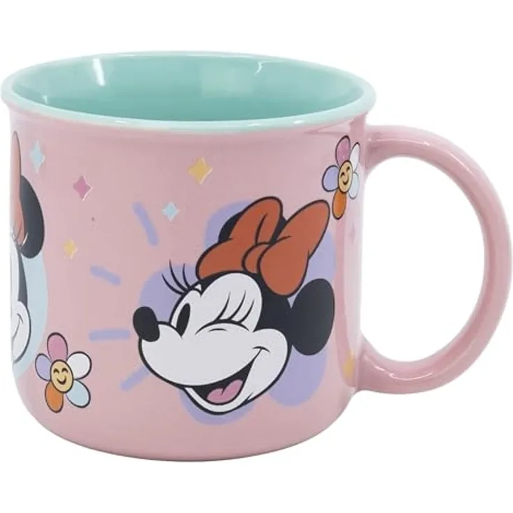 Disney Minnie Mouse Geschenkbox Tasse 355 ml Keramiktasse für Heißgetränke