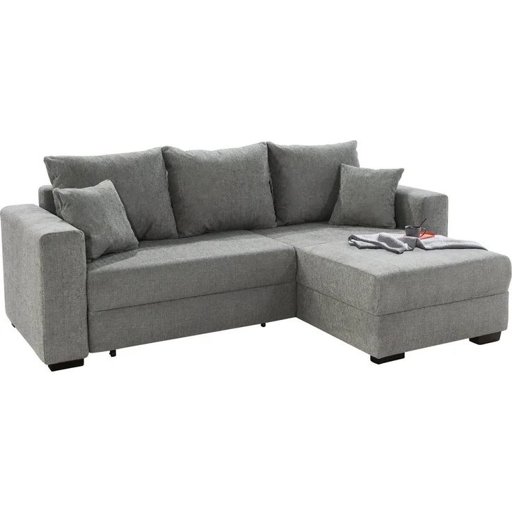 Jockenhöfer Gruppe Ecksofa Elmau L-Form, B: 235 cm, mit Bettfunktion, Bettkasten & 2 Zierkissen – Bild 2