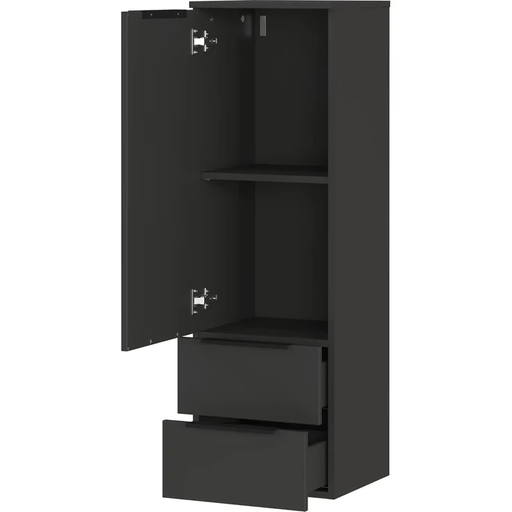 GERMANIA Midischrank Crandon Schrank mit 2 Schubladen, einer Tür und verstellbarem Einlegeboden – Bild 5