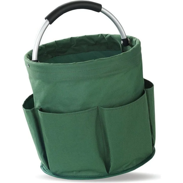 Maximex Organizer Universal-Reinigungs-Caddy (1 St), mit 6 Außentaschen für Gartenwerkzeug, großes Hauptfach, faltbar, 16 l