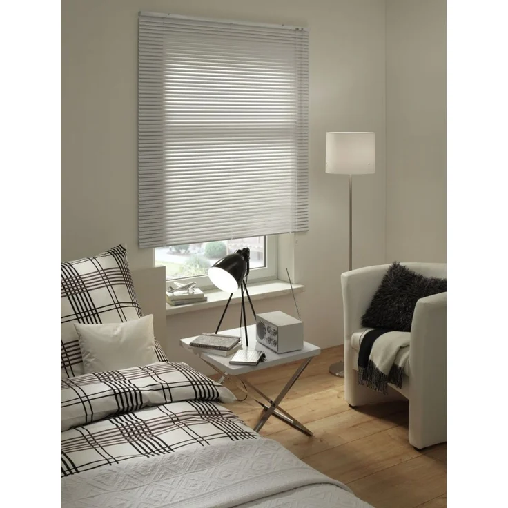 GARDINIA Alu-Jalousie, Sicht, 25 mm, Weiß, 120x175 cm – Bild 4