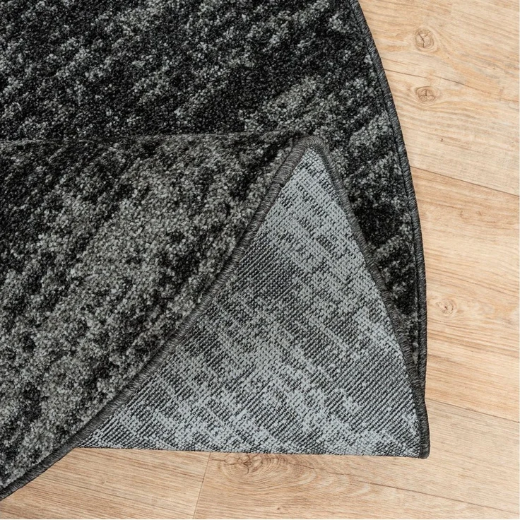 Sanat Teppich Oslo, rund, Höhe: 10 mm, Kurzflor, Wohnzimmer, Schlafzimmer, fussbodenheizungsgeeignet – Bild 3