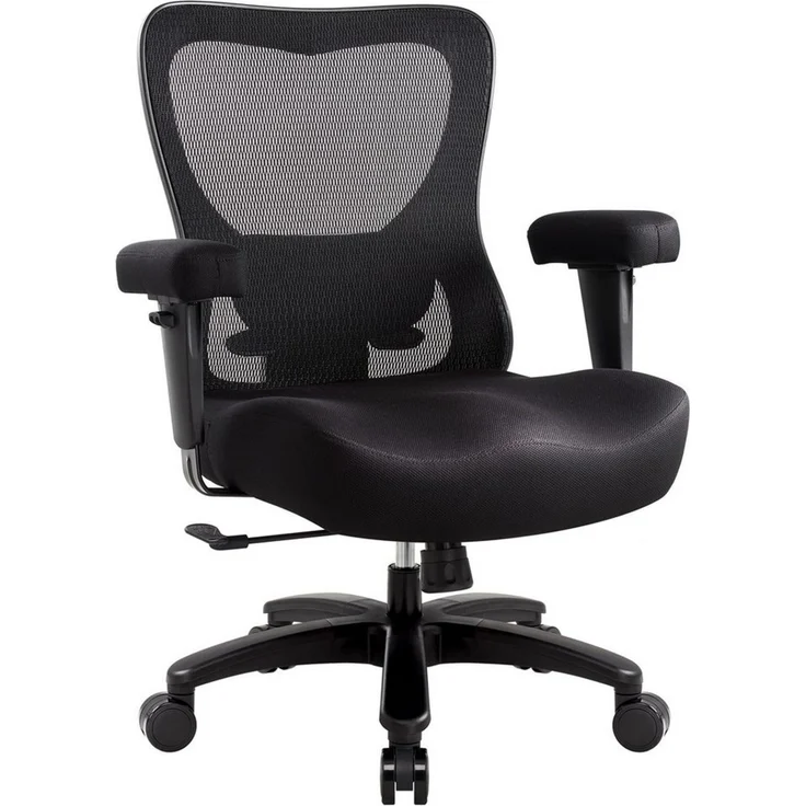 IWMH Bürostuhl Drehstuhl mit Verstellbarer Lendenstütze und Armlehne (Starke Belastung Gaming Stuhl), Ergonomischer Schreibtischstuhl, Mesh Stuhl mit breiter Sitzfläche – Bild 1