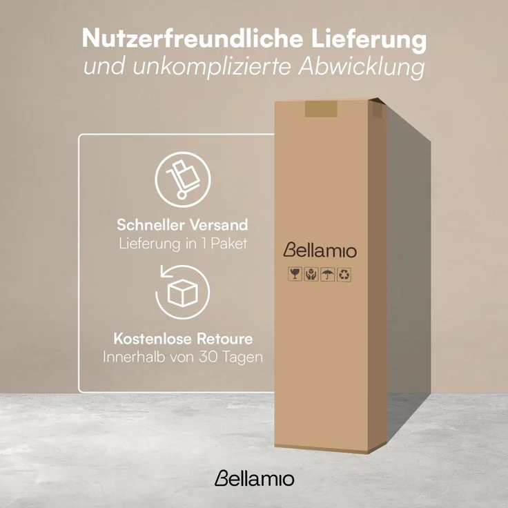 Bellamio 'Sava' Sitzbank, Bambus, natur, Holzbank ohne Lehne, 45x33x100 cm, bis 250 kg belastbar – Bild 9