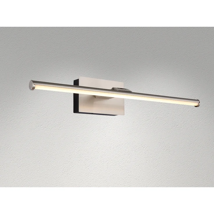 Akku Bilderlampe Silber kabellos zum Kleben, Breite 40cm – Bild 3