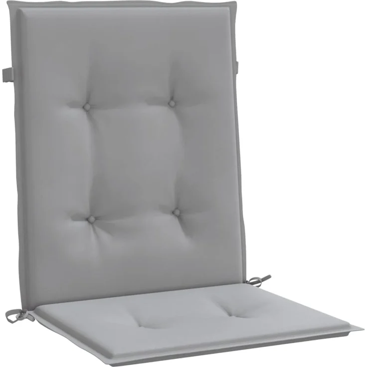 vidaXL Gartenstuhlauflagen für Niedriglehner 2 Stk. Grau Oxford-Gewebe 47550 – Bild 5
