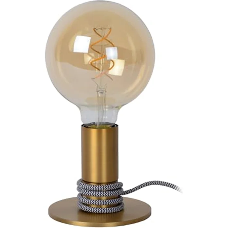 Lucide 45576/01/02, Nachttischlampe mit textiler Schnur, höhenverstellbar, retro Design – Bild 2