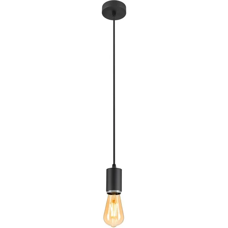 SLV LALU®, Pendelleuchte, E27 Base, Mix&Match, Pendellänge 200 cm, 1 x max. 10 W, schwarz - Pendelleuchten