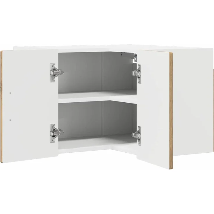 vidaXL Wand-Eckschrank PORTO Artisan-Eiche 57 x 57 x 40 cm 885314 – Bild 5