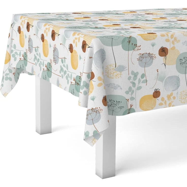 Martina Home Wachstuchtischdecke, Serpis, Türkis, 240x140 cm