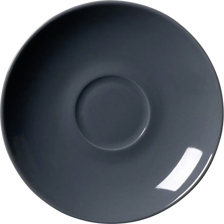 Geschirr-Serie Doppio anthrazit - Untertasse Doppio anthrazit